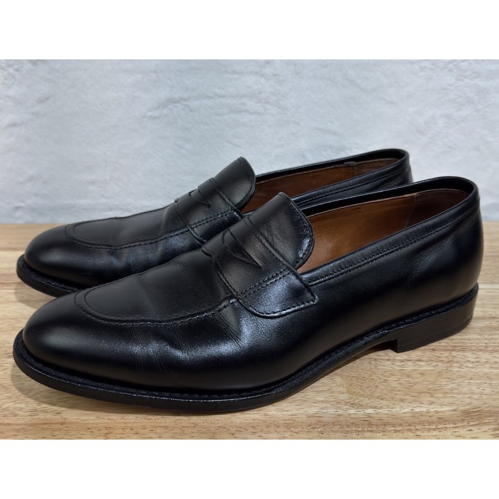 Allen Edmonds Mens 10 D Lake Forest Penny Slip On Black